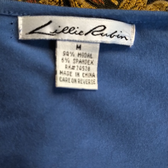 Lillie Rubin Evening Top EUC S/M - Picture 3 of 4